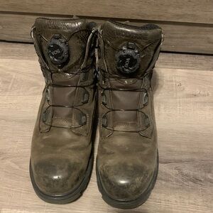 Wolverine Men's Dark Brown Leather Boots